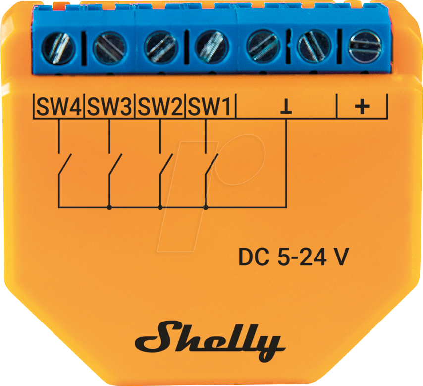 Shelly Plus i4 DC - SMARTBLU