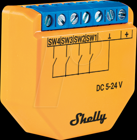 Shelly Plus i4 DC - SMARTBLU