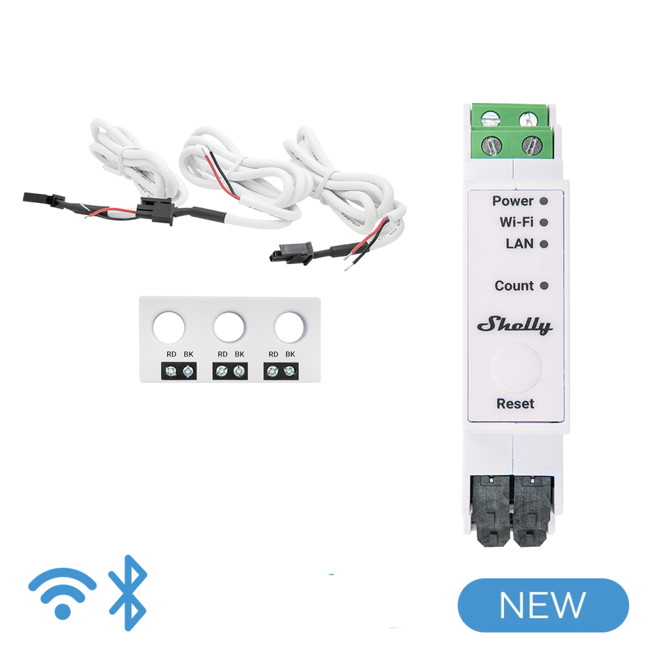 Shelly Pro 3EM-3CT63 - SMARTBLU