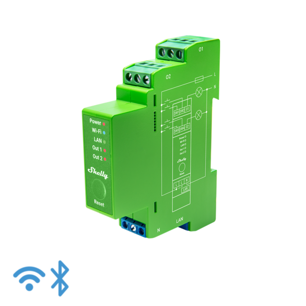 Shelly Pro Dimmer 2PM - SMARTBLU