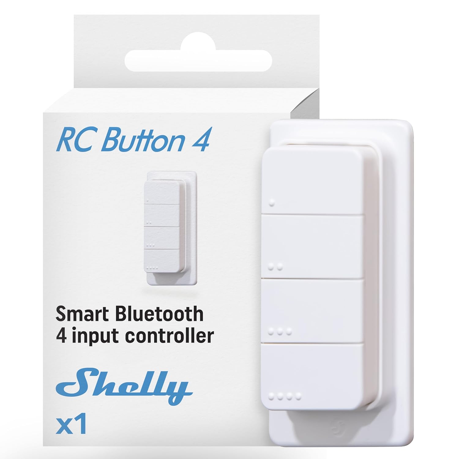 Shelly Plug&Play Blu RC Button 4 - SMARTBLU