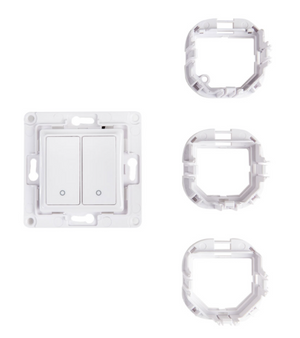 Shelly Wall Switch 2 Farbe Weiß - SMARTBLU