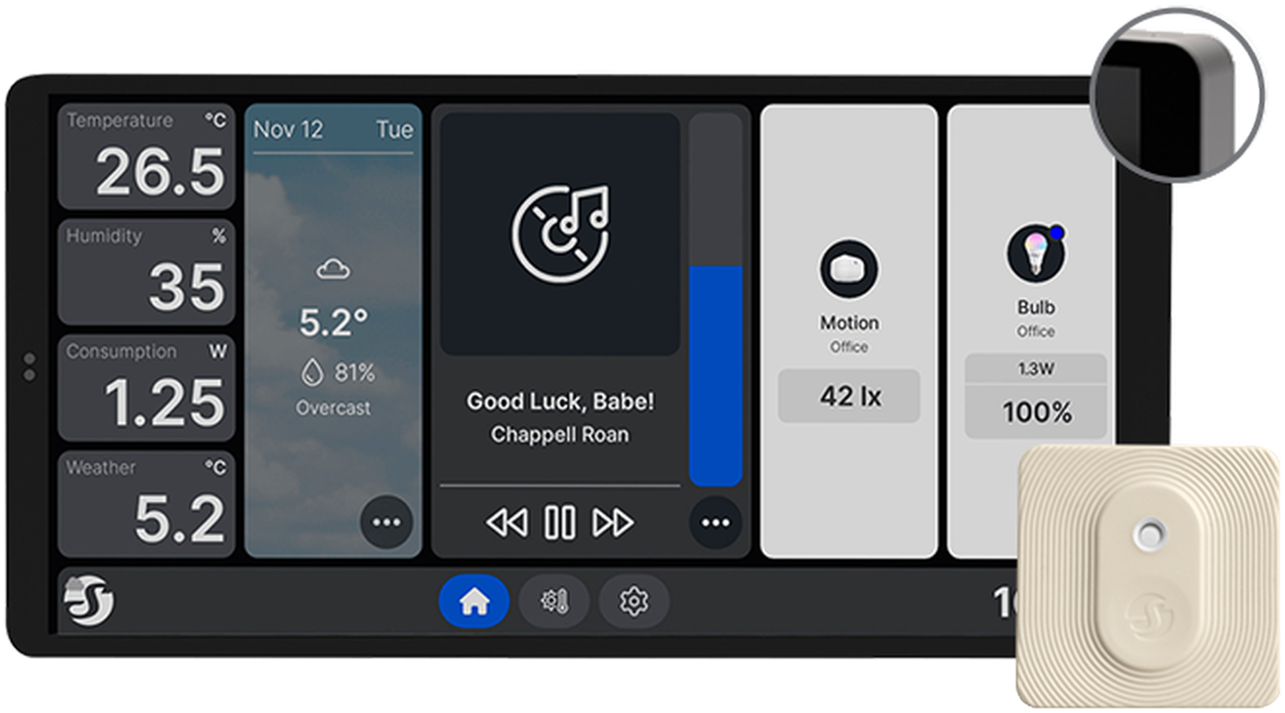 Shelly Wall Display X2 + BLU H&T silber - SMARTBLU 