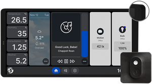 Shelly Wall Display X2 + BLU H&T schwarz - SMARTBLU