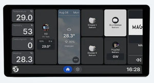 Shelly Wall Display X2i Farbe schwarz