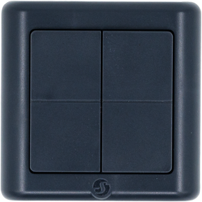 Shelly Blu Wall Switch 4 ZB DK Grau