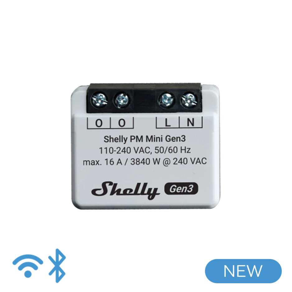 Shelly PM Mini Gen3 - SMARTBLU 