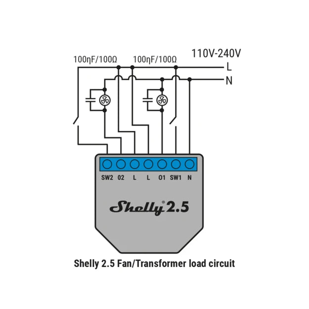 Shelly RC Snubber - SMARTBLU 