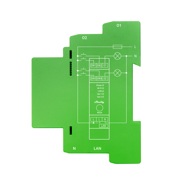 Shelly Pro Dimmer 2PM - SMARTBLU 