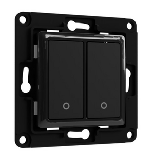 Shelly Wall Switch 2 Farbe Schwarz - SMARTBLU
