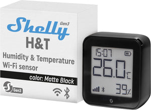 Shelly Plus H&T Gen. 3 Farbe Matte Black - SMARTBLU