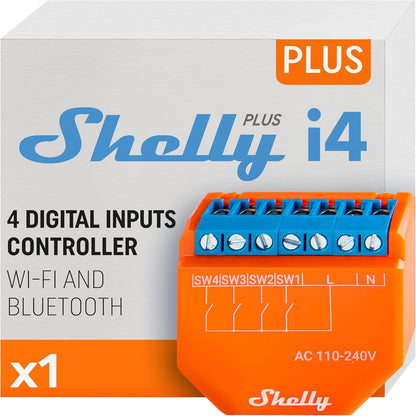 Shelly Flush "Plus i4" Scene Activator WLAN BT