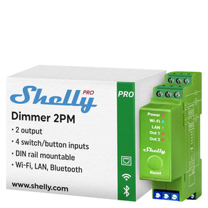 Shelly Pro Dimmer 2PM - SMARTBLU